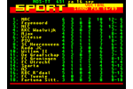 Programma's, uitslagen en standen